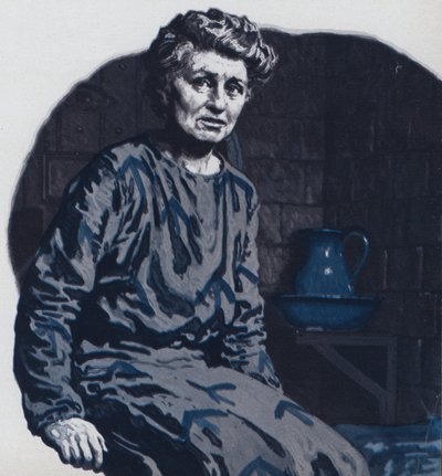 Emmeline Pankhurst in prison by English School